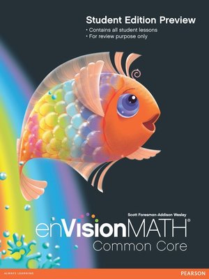 cover image of Envision Math GK